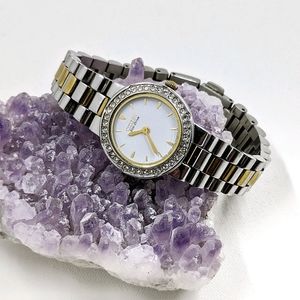 CITIZEN Eco-Drive Swarovski crystal 2 Tone watch